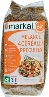 Markal Mix 4 voorgekookte granen bio 500g - 1026